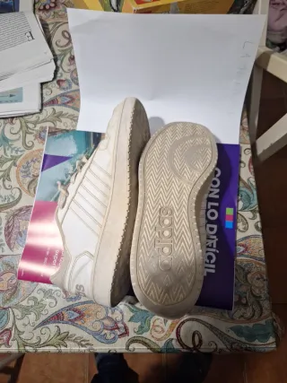 Zapatillas Adidas Talla 46 Beige/Blanco