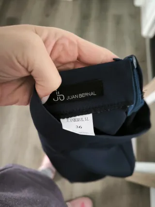 Traje dos piezas azul evento