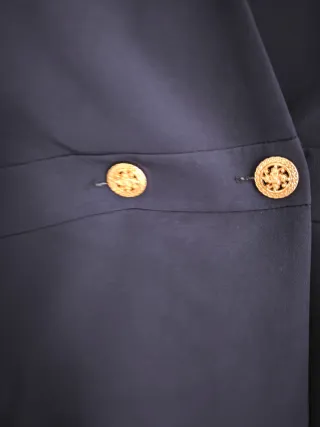 Traje dos piezas azul evento