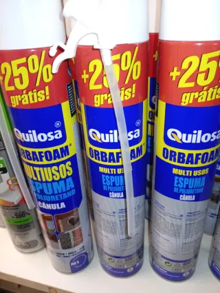 Espuma Poliuretano 8 Cánula y 2 Pistola