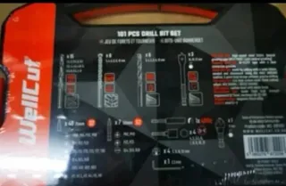 Set 101 accesorios para taladro y atornillador