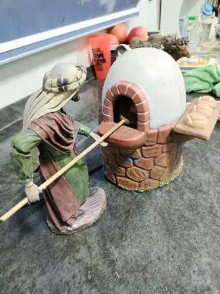 Figura Belén Panadero Movimiento 21 cm