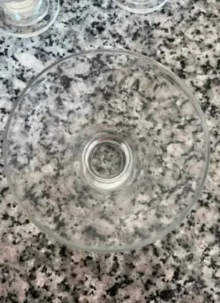 Set di 6 bicchieri in cristallo di Boemia francese - nuovi