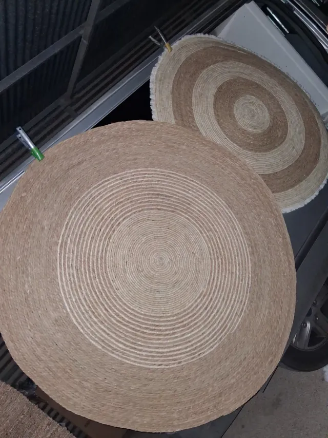 Tapete redondo de esparto 140cm