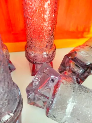 6 bicchieri Alessandrite anni 70 vintage