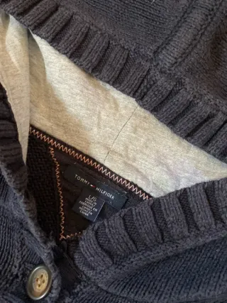 Jersey Tommy Hilfiger trenzado azul marino