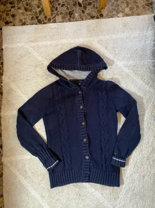 Jersey Tommy Hilfiger trenzado azul marino