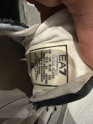 Scarpe EA7 Emporio Armani bambino N31