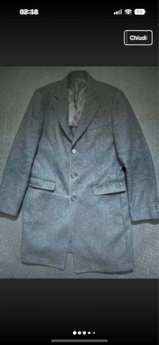 Cappotto Uomo Alcott Grigio Scuro Tg.52