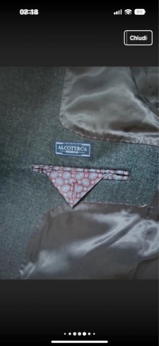 Cappotto Uomo Alcott Grigio Scuro Tg.52