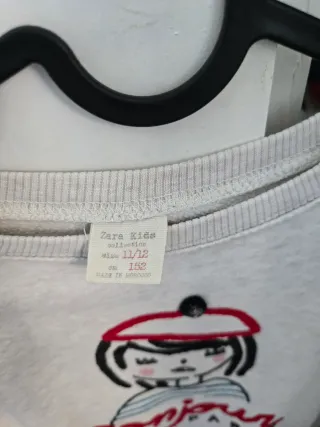 Sudadera Zara niña talla 10