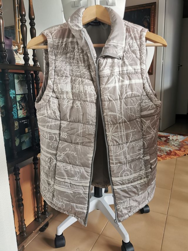 Chaqueta Takko sin mangas beige