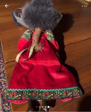 Bambola russa porcellana vintage altezza 53