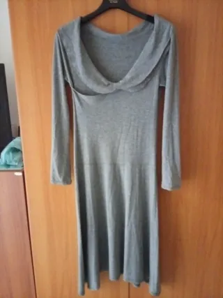 Vestito lana vintage grigio
