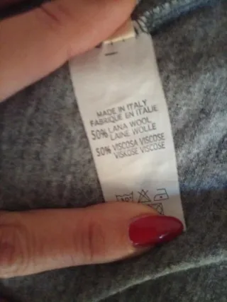 Vestito lana vintage grigio