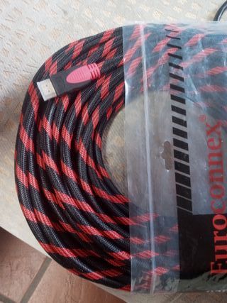 Cable HDMI Euroconnex Negro/Rojo