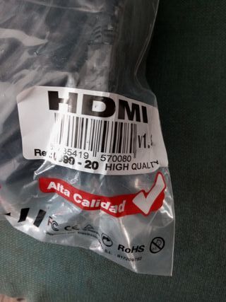 Cable HDMI Euroconnex Negro/Rojo