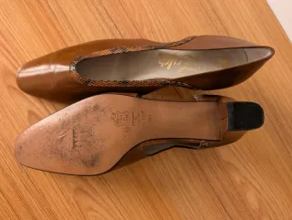 Zapatos tacón ancho especial T41