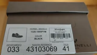 Zapatos Martinelli 1973 Negro Talla 41