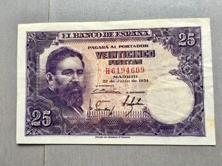 10 Billetes Antiguos España Pesetas