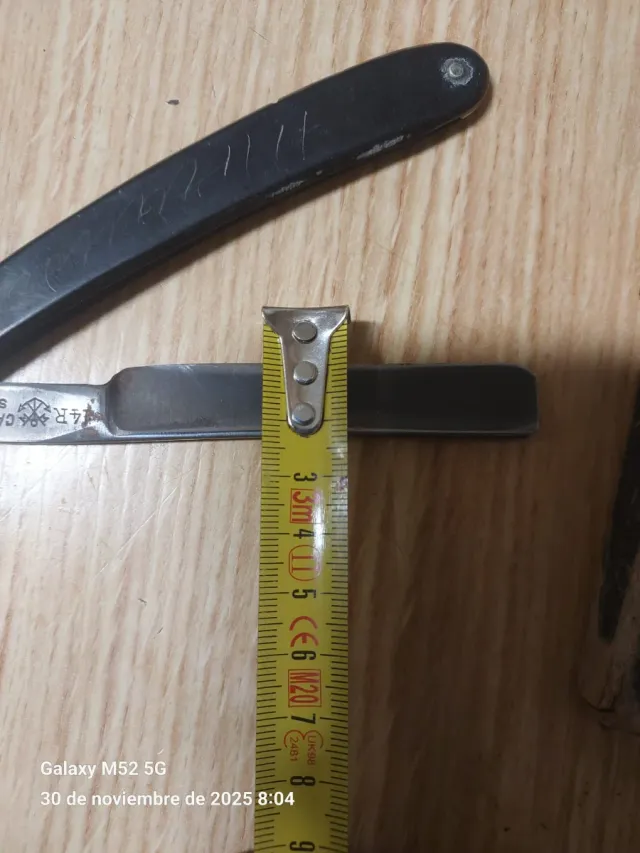 Navaja de barbero 4 R Carlrader Solingen