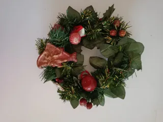 Adorno Navideño Corona Decorada