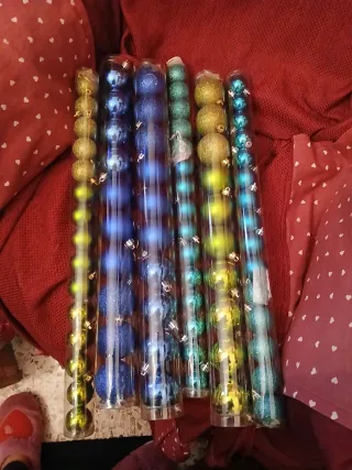 Palline di Natale Verdi e Azzurre