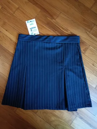 Minigonna Zara a righe blu taglia S