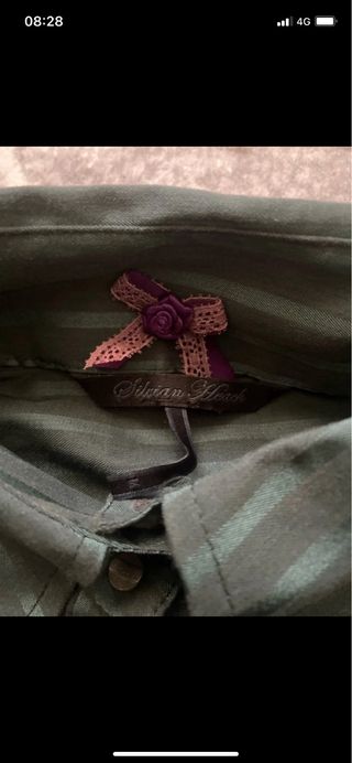 Camicia Silvian Heach donna verde righe