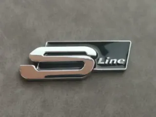 Logo Emblema Audi Sline  para Maletero