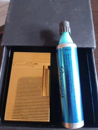 Encendedor S.T. Dupont Bañado en Oro