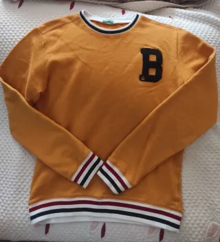 United Colors of Benetton Sudadera Amarilla