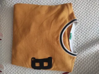 United Colors of Benetton Sudadera Amarilla