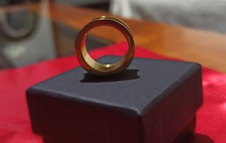 Anillo Swatch Acero Chapado Oro