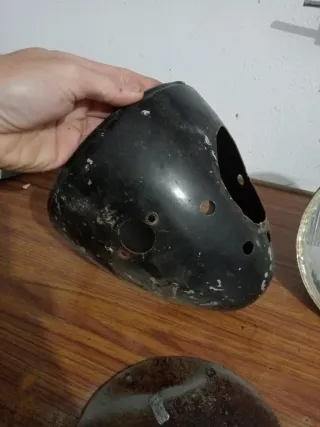 Faro de moto antiguo