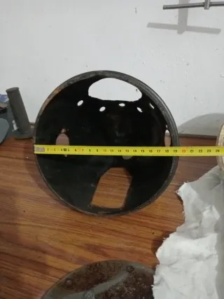 Faro de moto antiguo