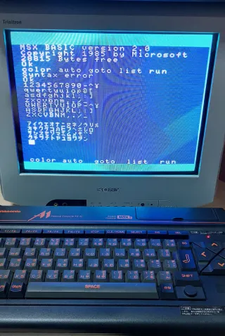 Panasonic MSX2 FS-A1 + RGB