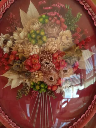 Cuadro Vintage Flores Secas