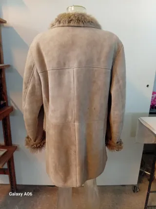 Montone donna vintage beige/marrone