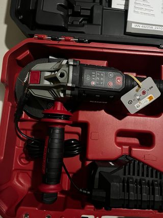 Amoladora Angular Inalámbrica Parkside 20V