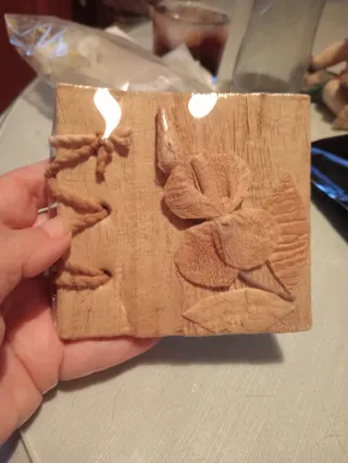 Cuadernitos artesanales con flor