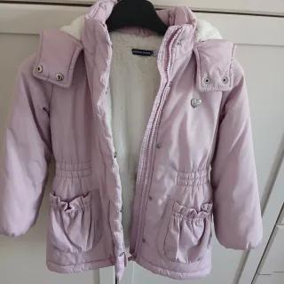 Cappotto imbottito bambina rosa