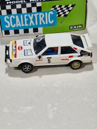 Scalextric Audi quattro Shell Oils inglés