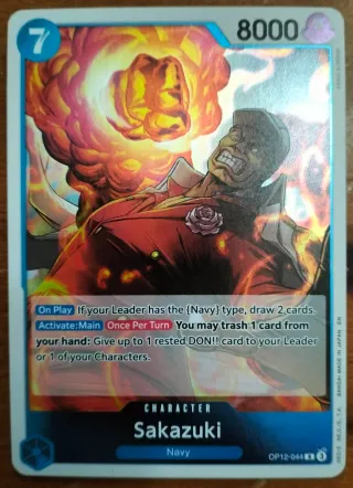 Sakazuki OP12-044 Carta Gioco One Piece