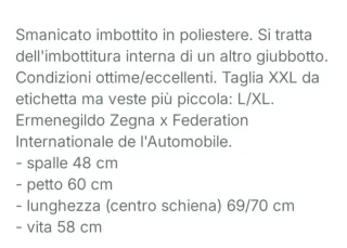Gilet interno Zegna x FIA