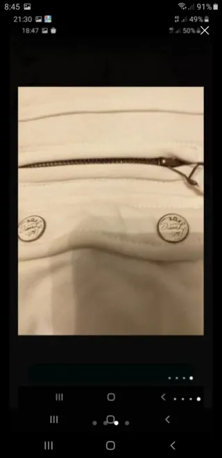 Cazadora DIESEL CHICO BLANCO ROTO