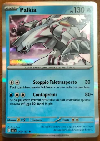 Palkia Carta Pokémon 040/182