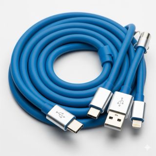 Cavo di Ricarica Rapida 100W in Silicone Liquido 4 in 1