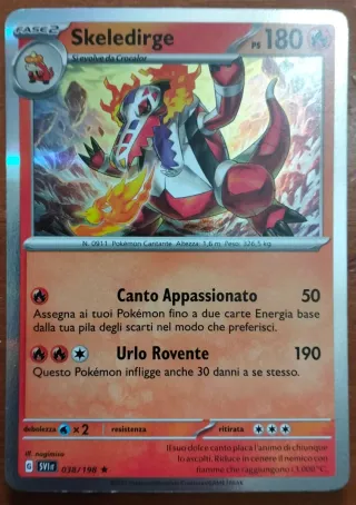 Carte Pokémon Skeledirge PS 180