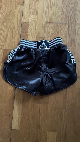 Pantalón de boxeo Adidas negro